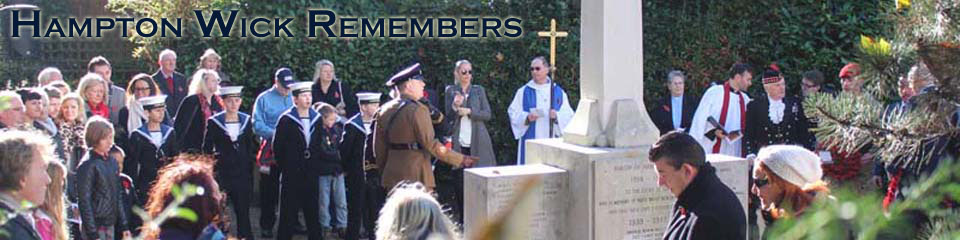 Header image Hampton Wick Remembers