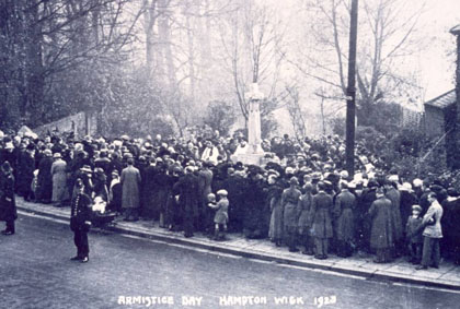 Armistice Day Hampton Wick 1923